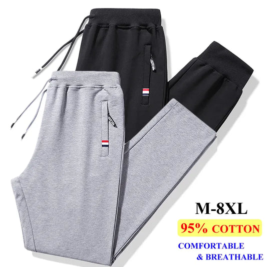 Casual Pants Men Fitness Sportswear Tracksuit Bottoms Skinny Sweatpants Trousers Gyms Jogger Track Pants Mens Joggers M-8XL K340