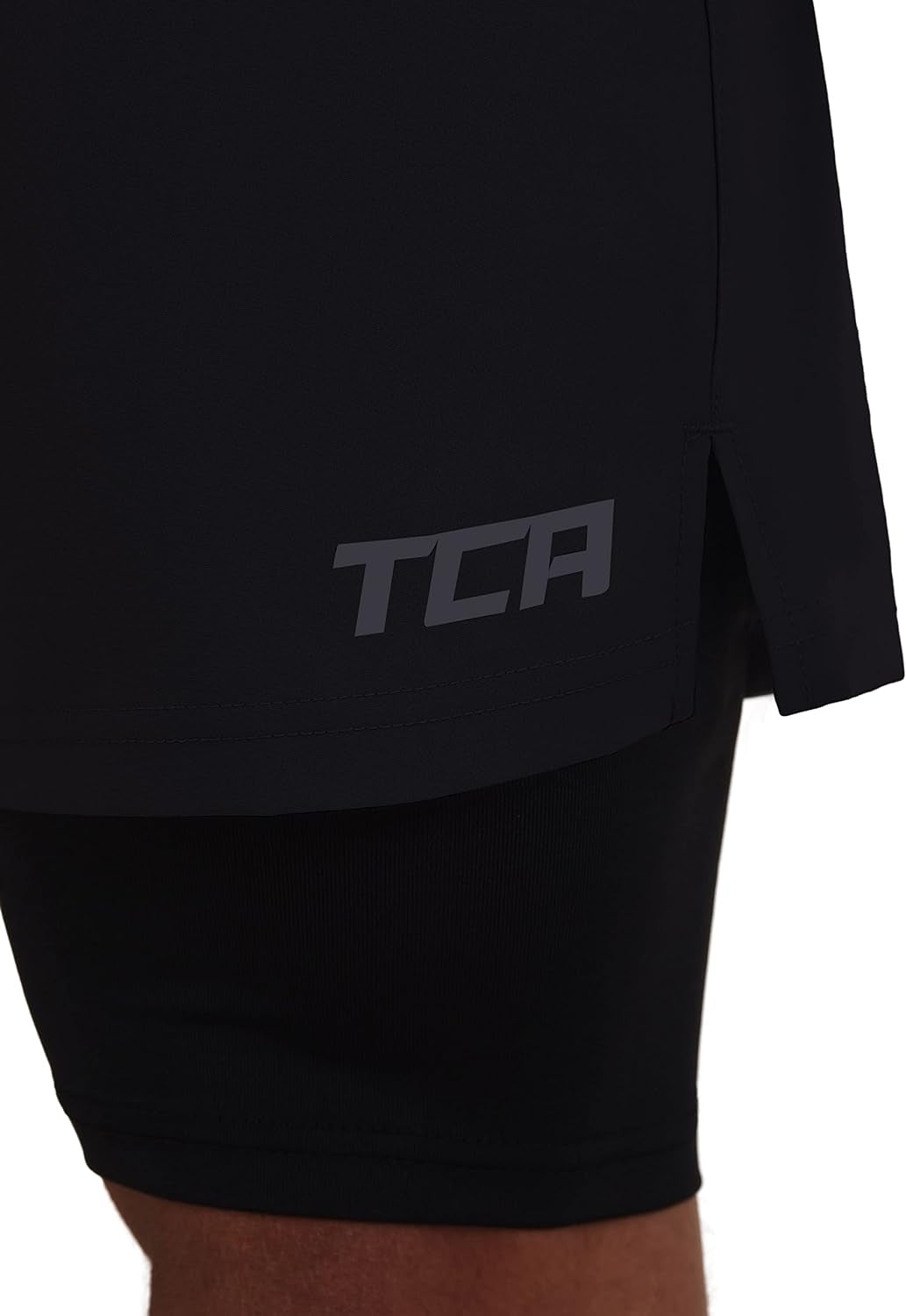 Men'S Ultra 2 in 1 Running Shorts with Inner Compression Short and Zip Pocket